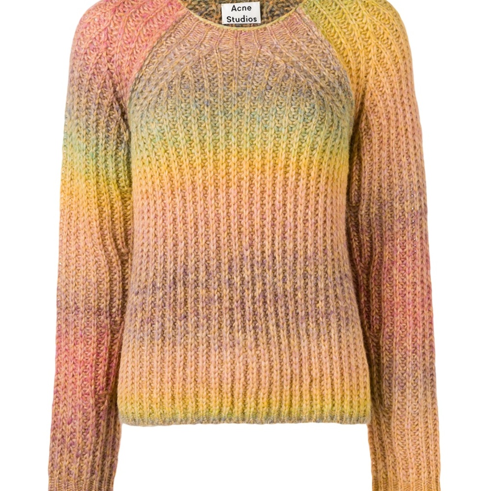 Acne Studios Kyla Rainbow Knit Women's Sweater